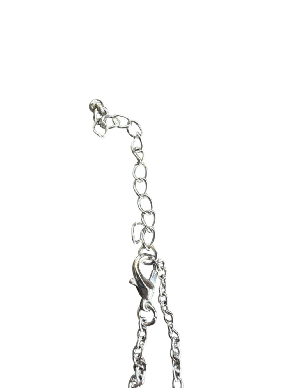 Native American Inspired Silver & Turquoise Engraved Pendant Adjustable Necklace - Picture 6 of 6